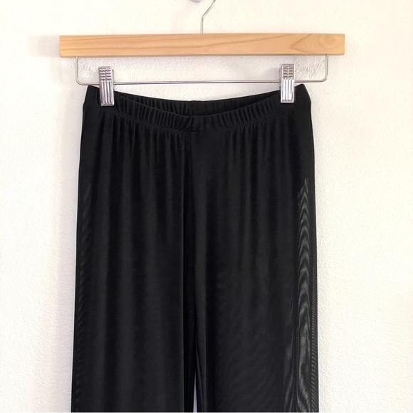 NWT Dolls Kill Sugar Thrillz Last First Date Mesh Flares Sheer Pant Black Small - Picture 5 of 15
